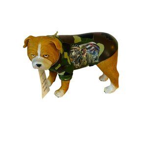 USMC Marine Bulldog Standing Hamilton Devil Dog Salute to the USMC Collection 5"